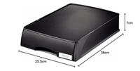 Brievenbak Leitz Plus met lade A4 maxi zwart - thumbnail