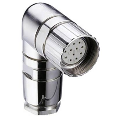 Lumberg Automation 2072 Sensor/actuator connector, niet geassembleerd M23 Aantal polen (sensoren): 12 Koppeling, haaks 1 stuk(s)