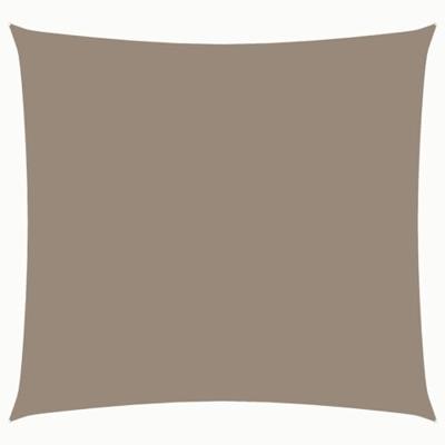 VidaXL Zonnescherm vierkant 3x3 m oxford stof taupe