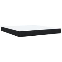 Boxspring met matras fluweel zwart 180x200 cm - thumbnail