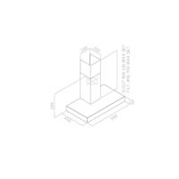 Conventionele Afzuigkap Continental Edison CEHD6058S - thumbnail