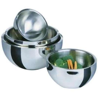 Geïsoleerde slakom - GSW - 30 cm - RVS - 5,50 L - Lekvrij deksel - Dubbele wand Geïsoleerde slakom - GSW - 30 cm - RVS - 5,50 L - Lekvrij deksel - Dubbele wand