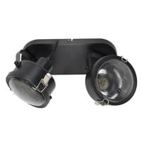 Satellite 2 Opbouwspot Zwart - thumbnail