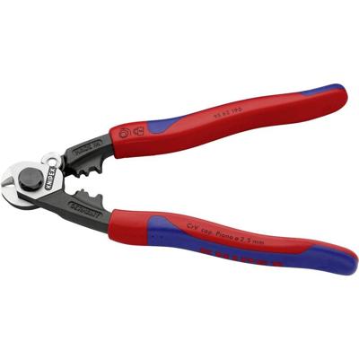 Knipex Staaldraadschaar gesmeed met meer-componentengrepen 190 mm - 9562190 Knipex Staaldraadschaar gesmeed met meer-componentengrepen 190 mm - 9562190