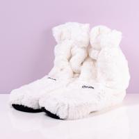 Hot Feet magnetron sloffen - Hoog/wit - thumbnail