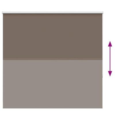Rolgordijn verduisterend koffie 155x150 cm stofbreedte 151,6 cm