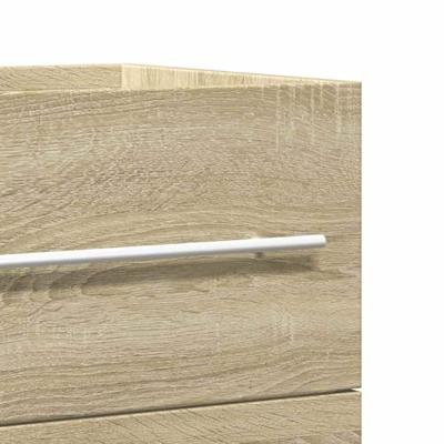 Wastafelkast 100x38,5x48 cm spaanplaat sonoma eikenkleurig Wastafelkast 100x38,5x48 cm spaanplaat sonoma eikenkleurig