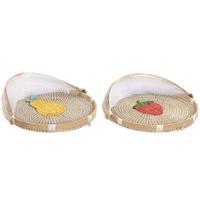 Bordenafdekker Home ESPRIT Natuurlijke Vezel 40 x 40 x 24 cm - thumbnail