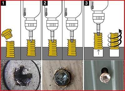 KS TOOLS Ks-tools schroefdraad-uitdraaiset screws unscrewing set 34tlg.