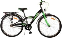 Volare thombike kinderfiets - jongens - 24 inch - zwart groen - twee handremmen - thumbnail