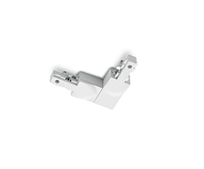 Trio 2-fase hoekverbinderDuoline L-connector aarde buiten wit - 702231A