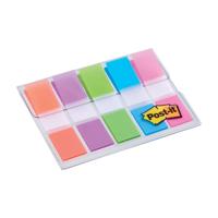 Post-it Index, ft 11,9X43,2 mm, blister met 5 kleuren, 20 tabs per kleur - thumbnail