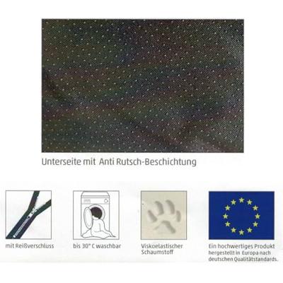 Sun Garden Lou Orthopedisch Hondenkussen 80x55x5cm Antraciet