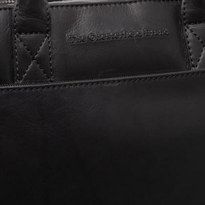 The Chesterfield Brand Tilbury - Leren Laptoptas tot 14 inch - Zwart