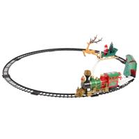 Kersttrein 90x90cm kunststof - thumbnail