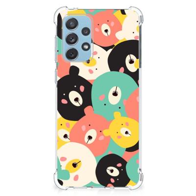 Samsung Galaxy A73 Stevig | Bumper Hoesje | Bears Samsung Galaxy A73 Stevig | Bumper Hoesje | Bears
