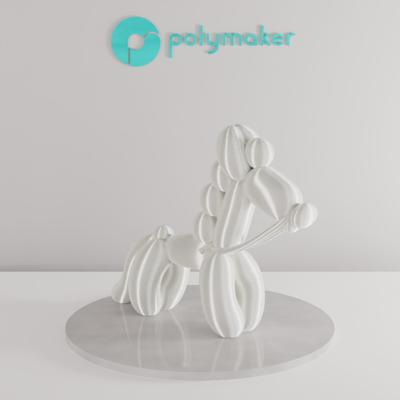 Polymaker PA03010 Silk Filament PLA zijdeglans Zijdeglans 1.75 mm 1000 g Wit PolyLite™ 1 stuk(s)
