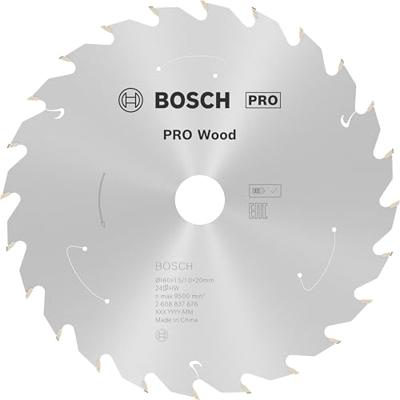 Bosch Accessories Bosch Power Tools 2608837676 Hardmetaal-cirkelzaagblad 160 x 20 mm Aantal tanden: 24 1 stuk(s)