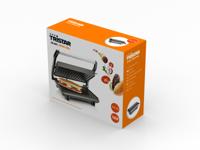Tristar gr-2650 contactgrill zwart/rvs 700w - thumbnail