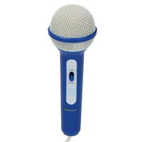 Draagbare FM Radio CD/MP3/USB Microfoon & Lichteffecten Blauw - thumbnail
