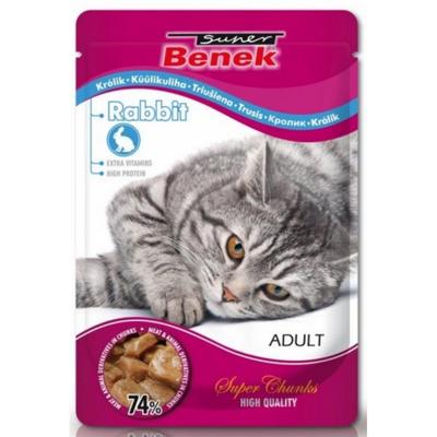 SUPER BENEK Kip in saus - nat kattenvoer - 100 g