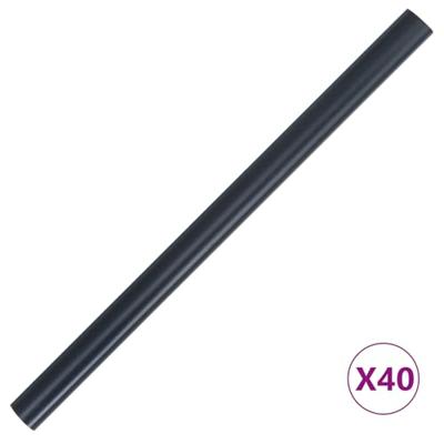 VidaXL Tuin privacyschermen 2 pcs donkergrijs 35 x 0,19 m pvc