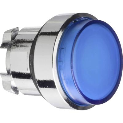 Schneider Electric ZB4BW16 ZB4BW16 Terugstelbaar (Ø) 22 mm Zonder markering Chroom, Blauw 1 stuk(s)