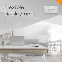 Zyxel XMG-105 Unmanaged 2.5G Ethernet (100/1000/2500) Grijs - thumbnail