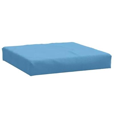 Palletkussens 3 st stof gemleerd blauw - thumbnail