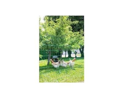 KERBL Net voor kippen 25 m - 106 cm - dubbelpuntig - groen - niet elektrisch