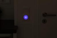 REV 003371111 Nachtlamp Rond Blauw Wit - thumbnail