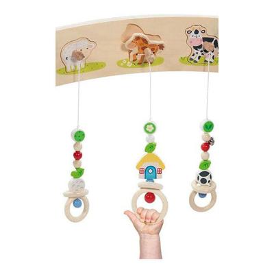 Goki houten babygym boerderijdieren met geluid