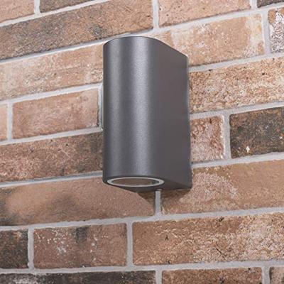 Ranex Ra-5000331 Led Buitenwandlamp van Roestvrijstaal met Twee Lichtpunten - thumbnail