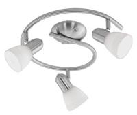 Eglo PlafondspotDakar 1 3-lichts nikkel mat - 88475 - thumbnail