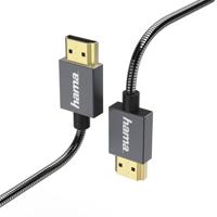 Hama High-speed HDMI-kabel Elite Ethernet Metaal Antraciet 0,75 M - thumbnail