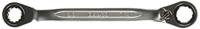 Bahco Ringratelsleutel | afgebogen bekken | verchroomd | lengte 200 mm | 5/8" x 11/16" - 1321RZ-5/8-11/16 - thumbnail