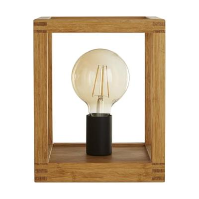 Searchlight Tafellamp houtSquare - EU54742-1NA