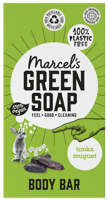 Marcel's Green Soap Shower bar tonka & muguet 150 Gram - thumbnail