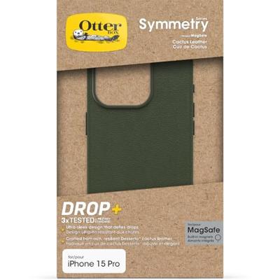 Otterbox Symmetry Backcover Apple iPhone 15 Pro Groen MagSafe compatible Otterbox Symmetry Backcover Apple iPhone 15 Pro Groen MagSafe compatible