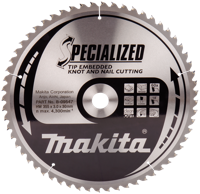 Makita Accessoires Cirkelzaagblad Hout (noest/spijker) | Embedded Tip 355x30x3,0 60T 18g - B-09547 - B-09547 - thumbnail