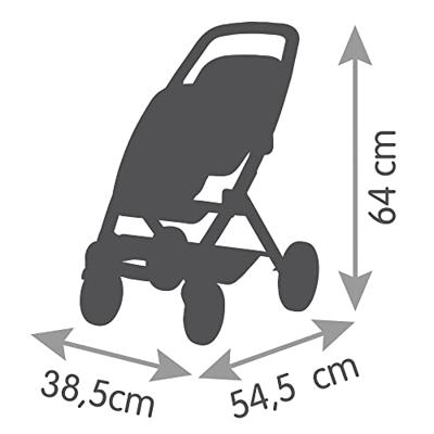 Poppenwagen Smoby Maxi-Cosi Twin 64 cm