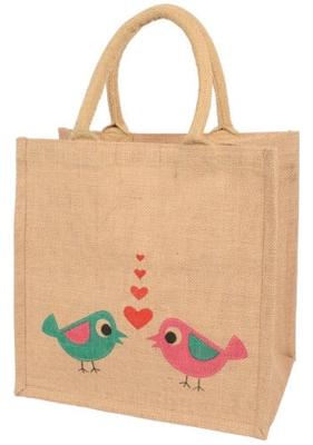 Jute Tas Love Birds