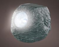 Solarlamp Steen Grijs/Polyresin - thumbnail