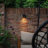 QAZQA Moderne buiten wandlamp zwart kunststof - Baleno - thumbnail