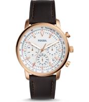 Horlogeband Fossil FS5415 Leder Zwart 22mm - thumbnail