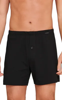 2-Pack heren wijde boxershort - Selected - 100% katoenen losse boxershort met sluiting