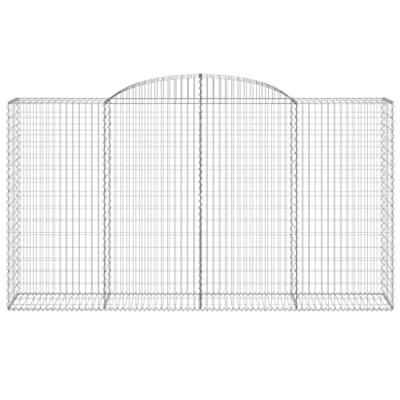 Schanskorven 10 st gewelfd 300x50x160/180 cm ijzer