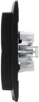 Kopp 941150080 Wandcontactdoos Inzetstuk Paris Zwart (mat) 1 stuk(s)