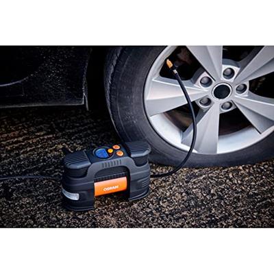 Osram Automotive TYREinflate 830 Compressor 5.5 bar Automatische afschakeling, Digitaal display, Met werklamp, Met Powerbank-functie, Opbergbox/tas