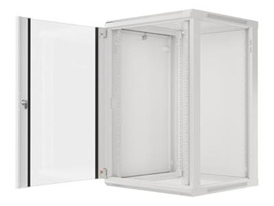Lanberg WF01-6618-10S rack 18U Wandrek Grijs Lanberg WF01-6618-10S rack 18U Wandrek Grijs